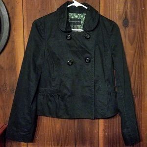 Banana Republic Black Blazer With Green Liningbnb